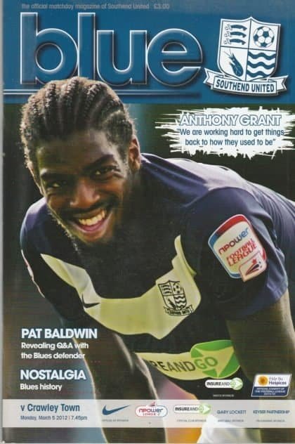 Southend United v Crawley Town  05-Mar-2012