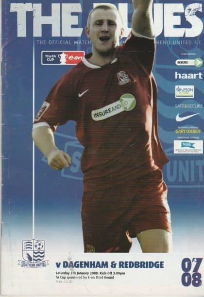 Southend United v Dagenham & Redbridge  05-Jan-2008