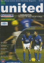 Carlisle United v Darlington 28-Dec-2003