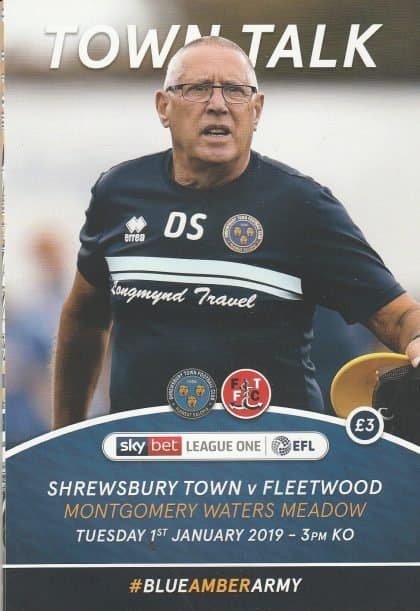 Shrewsbury Town v Fleetwood Town  01-Jan-2019
