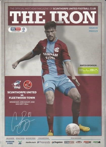 Scunthorpe United v Fleetwood Town   22-Aug-2018