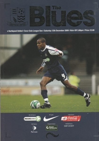 Southend United v Hartlepool United  12-Dec-2009