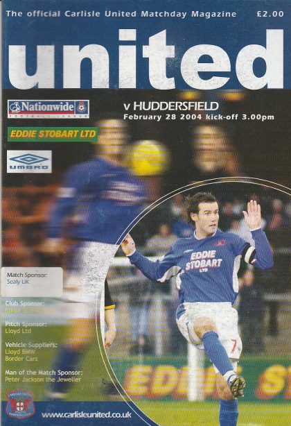 Carlisle United v Huddersfield Town 28-Feb-2004