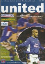 Carlisle United v Hull City 14-Feb-2004