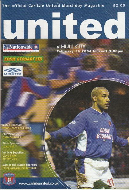 Carlisle United v Hull City 14-Feb-2004