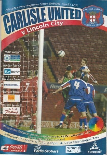 Carlisle United v Lincoln City  04-Mar-2006