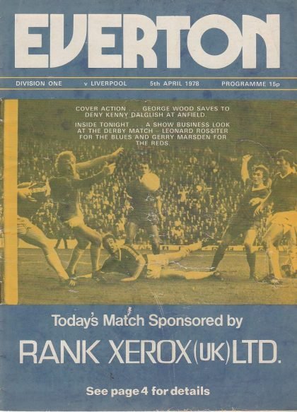 Everton v Liverpool 05-Apr-1978