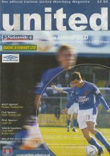 Carlisle United v Mansfield Town  15-Nov-2003