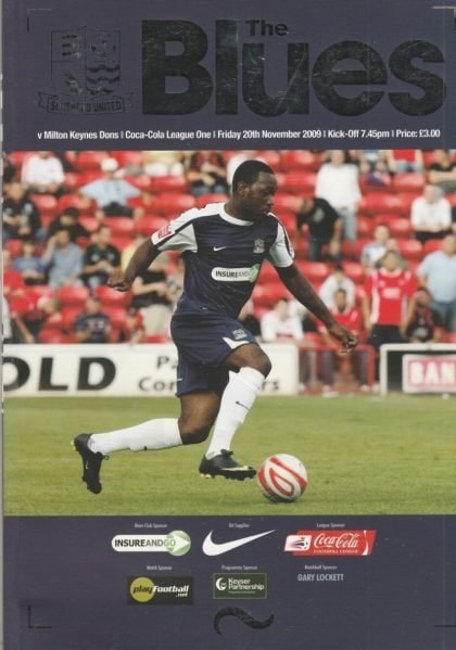 Southend United v Milton Keynes Dons  20-Nov-2009
