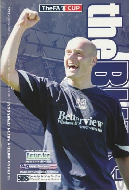 Southend United v Milton Keynes Dons  03-Dec-2005