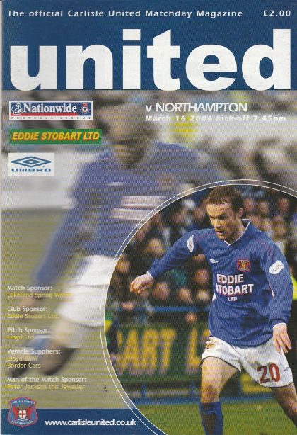 Carlisle United v Northampton Town  16-Mar-2004