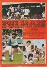Fulham v Leyton Orient  22-Aug-1979