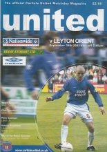 Carlisle United v Leyton Orient  30-Sep-2003