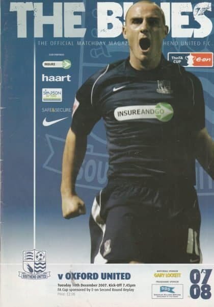 Southend United v Oxford United  10-Dec-2007