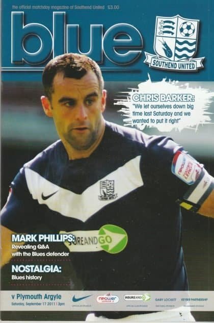 Southend United v Plymouth Argyle 17-Sep-2011