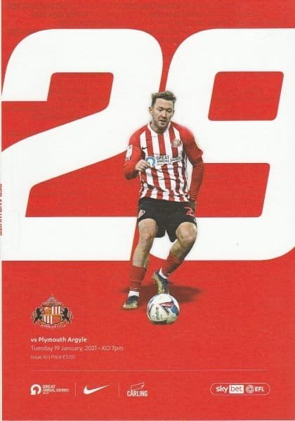 Sunderland v Plymouth Argyle  19-Jan-2021