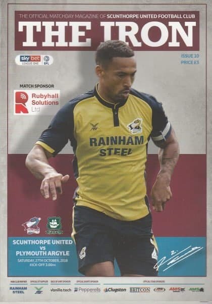 Scunthorpe United v Plymouth Argyle   27-Oct-2018