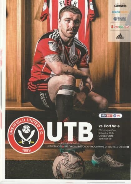 Sheffield United v Port Vale   15-Oct-2016