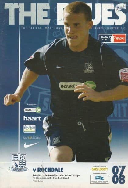 Southend United v Rochdale   10-Nov-2007