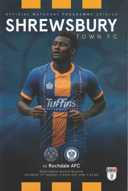 Shrewsbury Town v Rochdale  17-Aug-2019