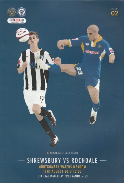 Shrewsbury Town v Rochdale 19-Aug-2017