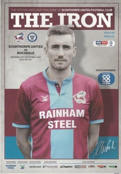 Scunthorpe United v Rochdale 08-Sep-2018