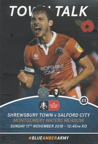 Shrewsbury Town v Salford City   11-Nov-2018