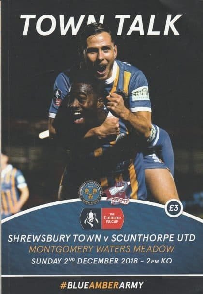 Shrewsbury Town v Scunthorpe United   02-Dec-2018