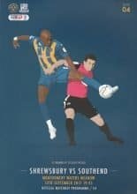 Shrewsbury Town v Southend United 02-Sep-2017