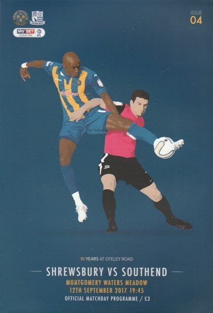 Shrewsbury Town v Southend United 02-Sep-2017