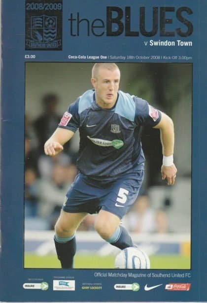 Southend United v Swindon Town   18-Oct-2008