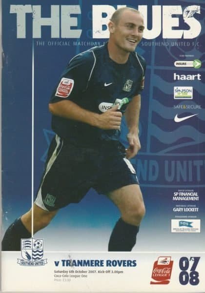 Southend United v Tranmere Rovers   06-Oct-2007