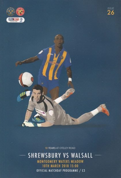 Shrewsbury Town v Walsall 10-Mar-2018