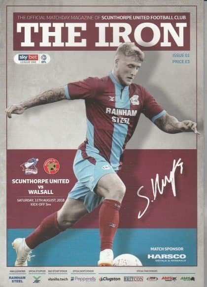 Scunthorpe United v Walsall   11-Aug-2018