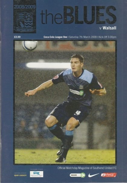 Southend United v Walsall  07-Mar-2009