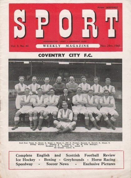 Sport Weekly Magazine- 29-Nov-1947
