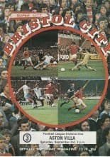 Bristol City v Aston Villa 03-Sep-1977