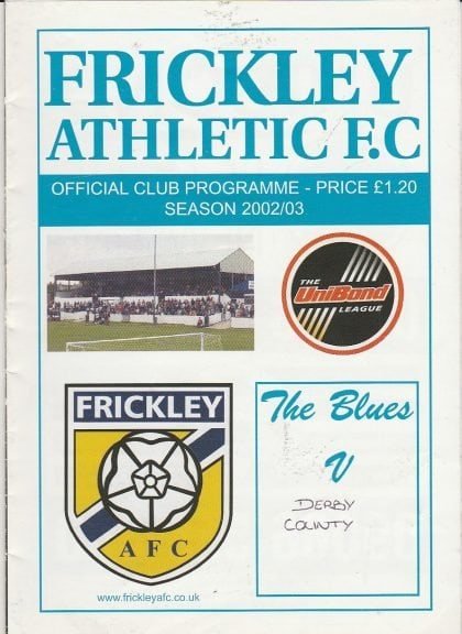 Frickley Athletic v Derby County 17-Jul-2003