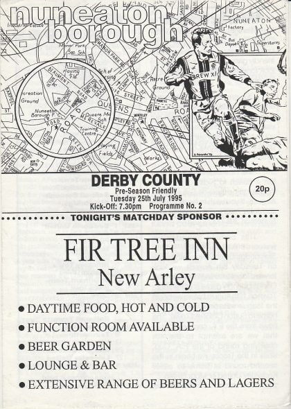 Nuneaton Borough v Derby County 25-Jul-1995