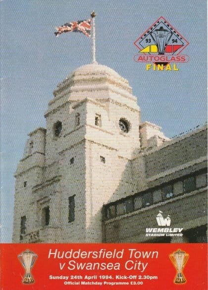 Huddersfield Town v Swansea City 24-Apr-1994