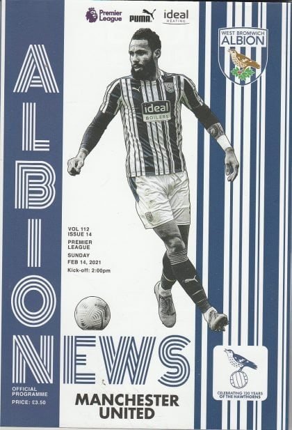 West Bromwich Albion v Manchester United 14-Feb-2021