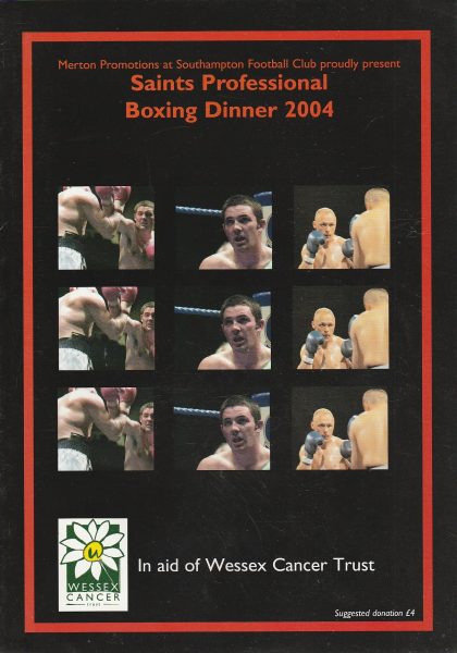 Saints Professional Boxing Dinner 2004