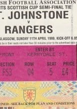 St Johnstone v Glasgow Rangers 11-Apr-1999