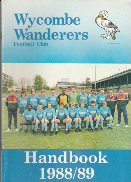 Wycombe Wanderers Handbook 1988-89