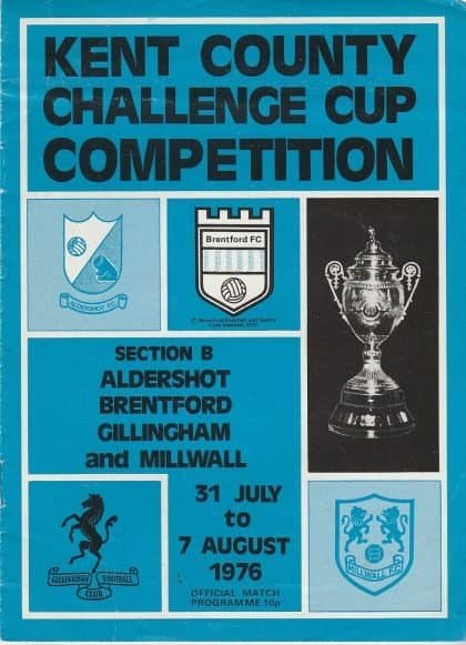 Kent County Challenge Cup Competition 1976 Section B