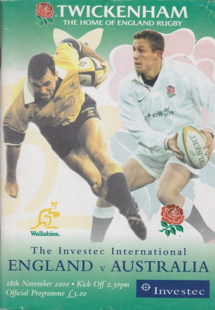 England v Australia  18-Nov-2000