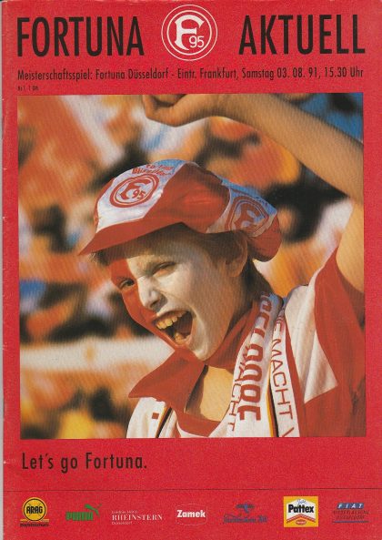 Fortuna Düsseldorf v Eintracht Frankfurt  03-Aug-1991