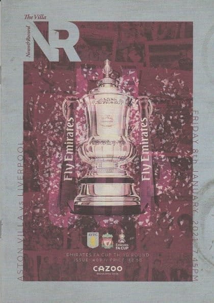 Aston Villa v Liverpool  08-Jan-2021