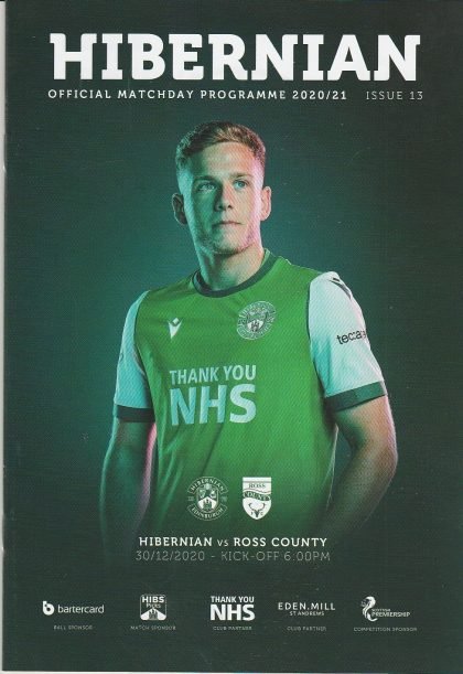 Hibernian v Ross County 30-Dec-2020