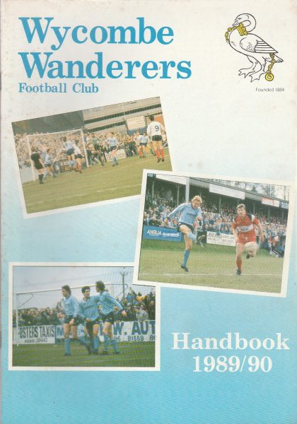 Wycombe Wanderers Handbook 1989-90